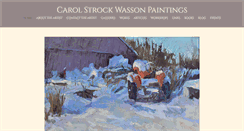 Desktop Screenshot of carolstrockwasson.com